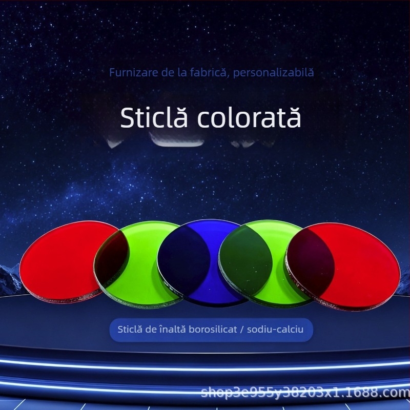 Filtre din sticlă personalizate, lentile din borosiliat înalt, protecție pentru lumina vizibilă și infraroșu