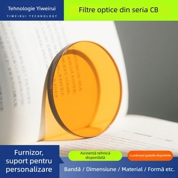 Filtru optic pentru iluminat de scenă, filtru pentru unde lungi, sticlă, transmisie înaltă, Yiweirui