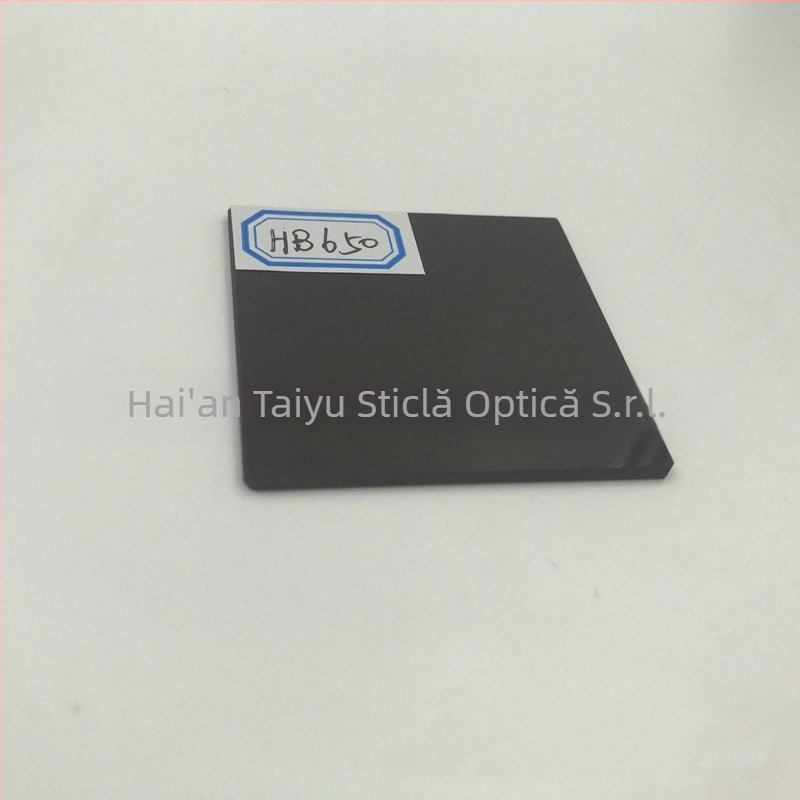 Taiyu Filtru de tăiere IR, Sticlă optică transparentă, Modele HB600, HB630, HB650, HB685, Pentru echipament fotografic și instrumente optice