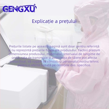 Filtru infraroșu dikroic cu trecere 850 nm, sticlă optică, formă personalizată pentru module de detectare infraroșie și camere de securitate