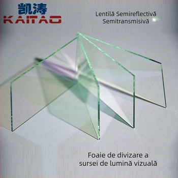 FG-50/50 Divizor optic pentru sursa de lumina vizuala; model FG-50/50, materiale: sticla optica/quartz, personalizare disponibila, utilizare: divizare fascicule