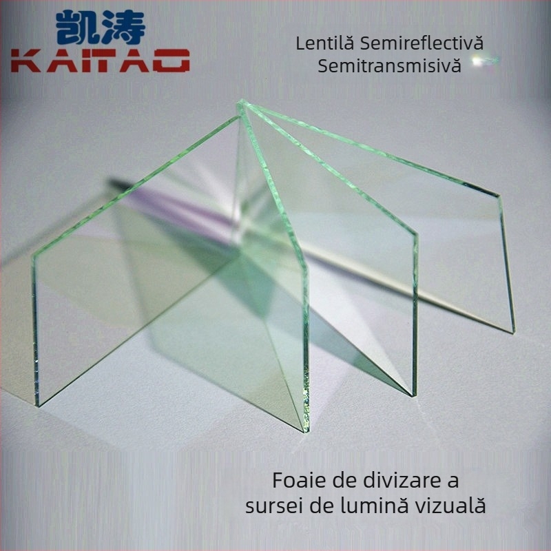 FG-50/50 Divizor optic pentru sursa de lumina vizuala; model FG-50/50, materiale: sticla optica/quartz, personalizare disponibila, utilizare: divizare fascicule