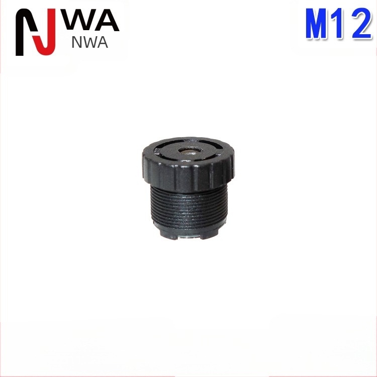 Interfață M12, obiectiv cu focală fixă de 10 mm, distorsiune redusă, compatibil cu senzor 1/1.8in, diametru filtru 9 mm