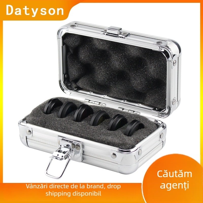 Filtru planetar Datyson M28 cu inel adaptor M30 și cutie din aluminiu pentru telescop astronomic, model 5P9890