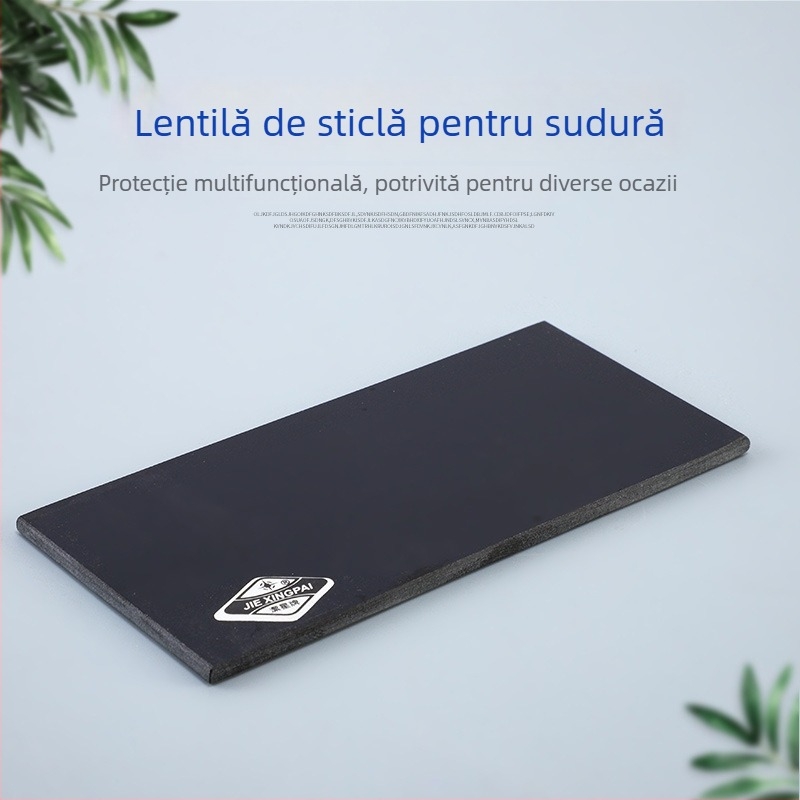 Lentilă pentru ochelari de sudură – sticlă, filtru multicolor, model 1111, pentru sudare electrică, grosime 2.8–3.0 mm