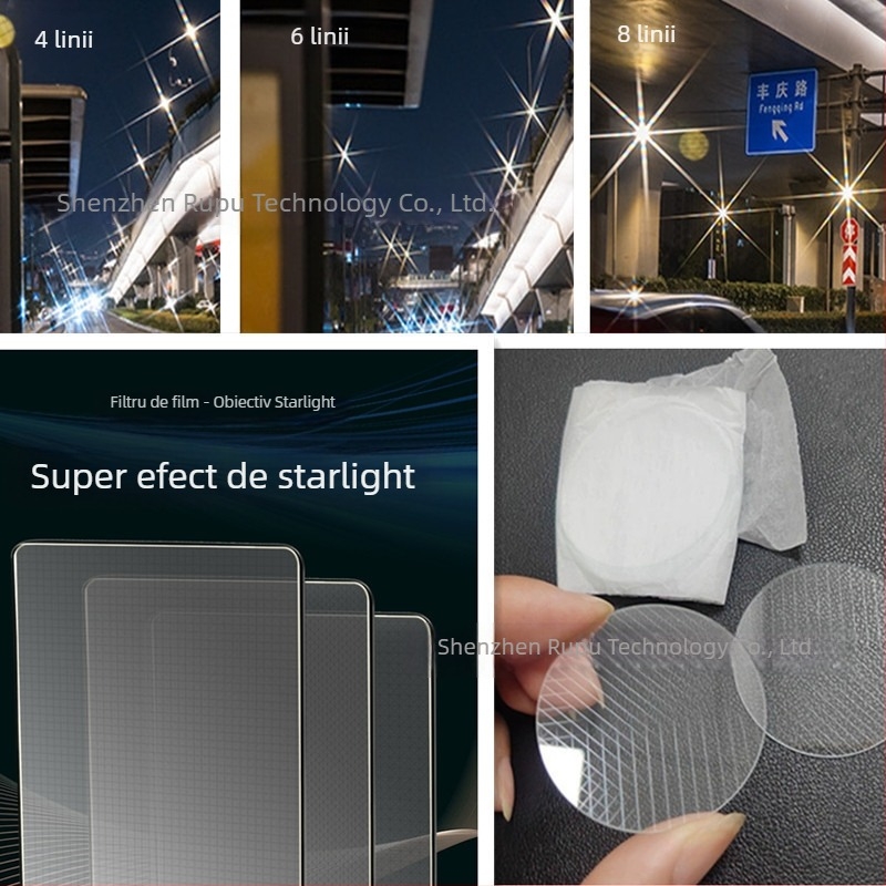 Lentilă de difracție, lentilă pentru artificii, caleidoscop și lentilă cu efect curcubeu prin grilă