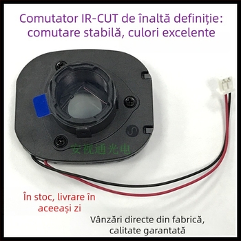 Lentilă de supraveghere HIKVISION cu comutator IR-CUT dublu, construcție din plastic și oțel