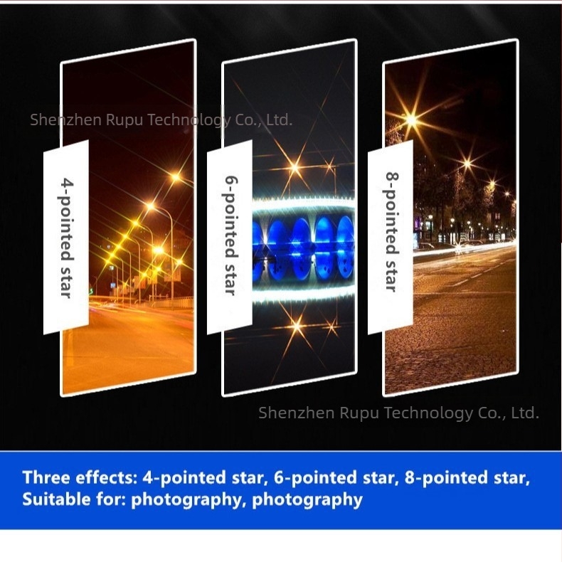 Lentilă polarizantă cu efect stelar – polarizator CPL/PL pentru fotografie și videografie