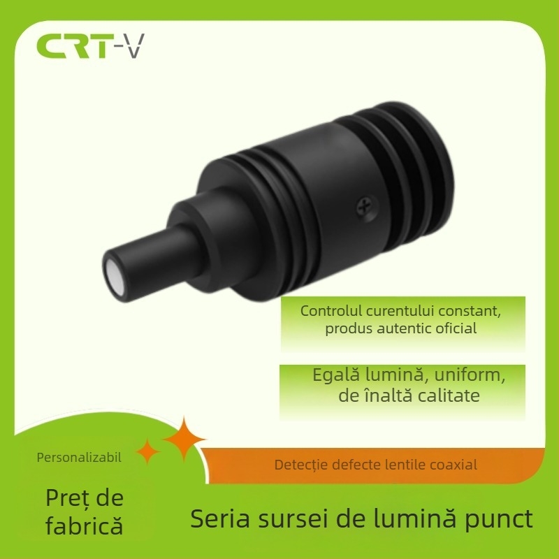 Sursă de iluminare pentru viziune industrială cu LED, 24V, poziționare de înaltă precizie și detecție automată