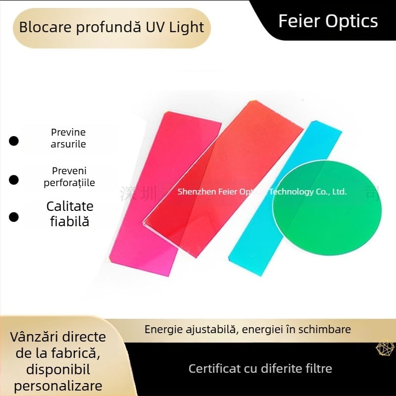 Filtru cu undă lungă 570 pentru lentila laser de înfrumusețare 560, Feier, îndepărtarea părului, transmisie infraroșu a luminii