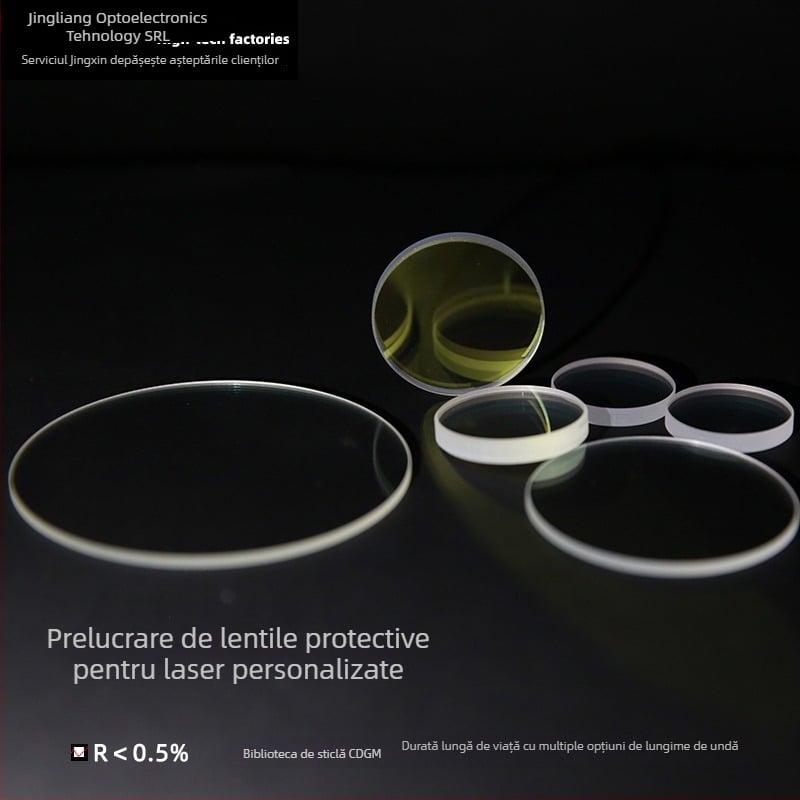 Prismă din sticlă optică pentru protecție laser ( cuarț K9 ), strat AR dublu, model prism-014, Jinhexin Optoelectronics