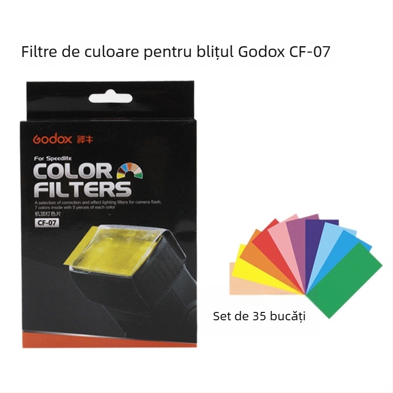 Shenniu CF-07 hârtie filtrantă pentru bliț, compatibil universal, lansat în 2018