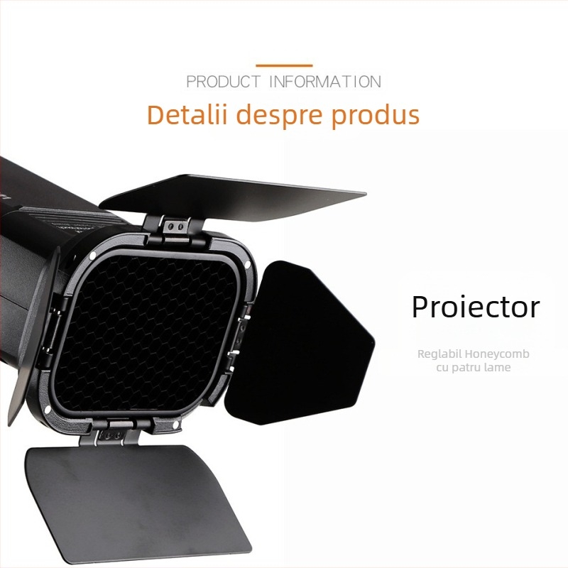 Accesorii de iluminare Shenniu BD-07: grilă cu celule și filtre de culoare pentru Canon/Nikon DSLR TTL bliț