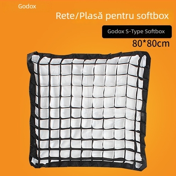 Shenniu S-Type Softbox portabil cu grilă — aliaj de aluminiu, compatibil cu softbox portabil de tip S