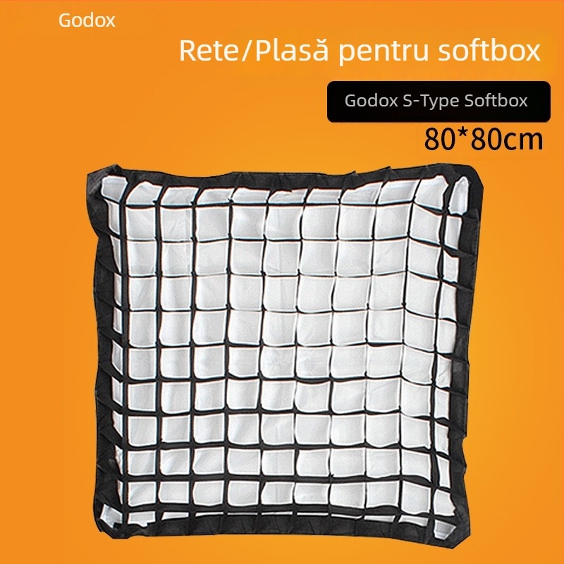Shenniu S-Type Softbox portabil cu grilă — aliaj de aluminiu, compatibil cu softbox portabil de tip S