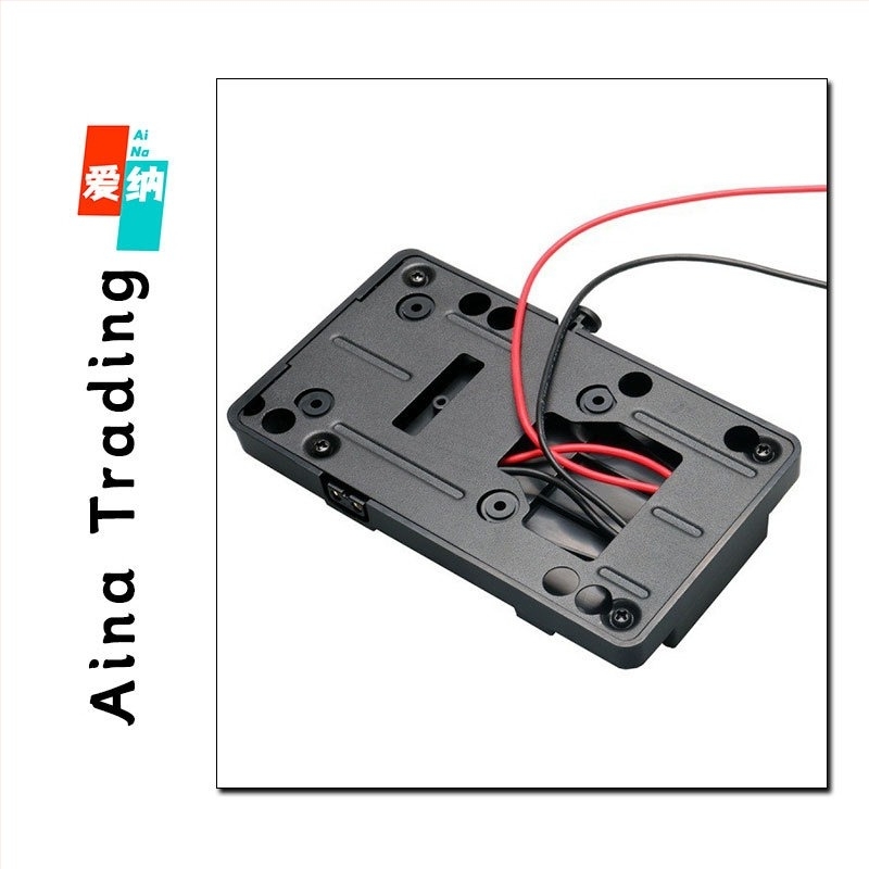 Monitor cu placă de prindere pentru baterie V-Port, placă de susținere în formă de V, model D-TP, aliaj de magneziu, sarcină maximă 6–10 kg, greutate 0,15 kg