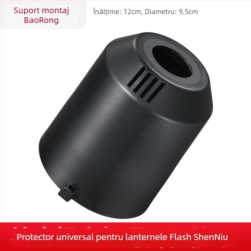 Shenniu capac protector pentru tubul de lampă destinat fotografiei – aliaj de aluminiu; compatibil cu bliț SK DP