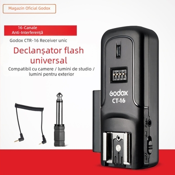 CT16 declanșator wireless cu lampă Top-Flash pentru studio interior, lumină moale, receptor pe 16 canale