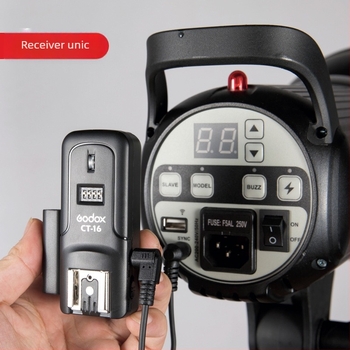 CT16 declanșator wireless cu lampă Top-Flash pentru studio interior, lumină moale, receptor pe 16 canale