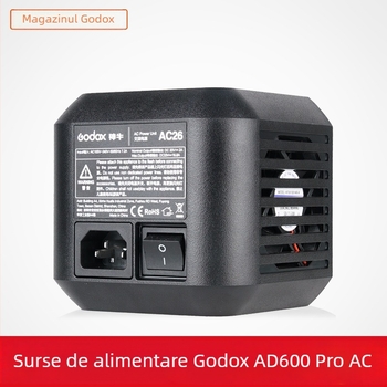 AC26 adaptor AC pentru Shenniu AD600Pro lampă de exterior, aliaj de aluminiu, universal 110V/220V