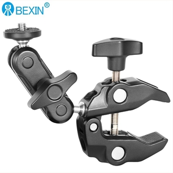 Clema DSLR în formă de gheară de crab din aliaj de aluminiu, pentru suport tip gimbal, model Wn-60S, încărcare maximă 1,5 kg