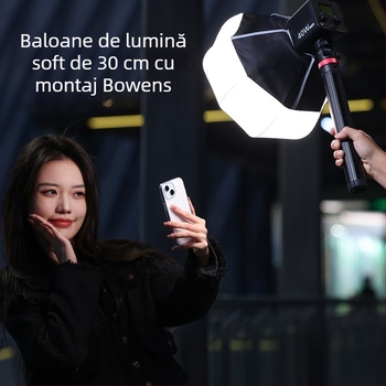 Aparat de iluminare cu lumină difuză pentru Baorong mini, material Nylon ABS/Oxford, greutate 0,22 kg, sarcină maximă sub 2 kg