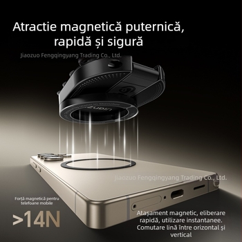 Ulanzi MA39 suport ventuză pentru telefon cu MagLock, două brațe, pentru afișaj de birou și streaming live