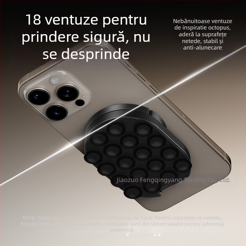 Ulanzi MA39 suport ventuză pentru telefon cu MagLock, două brațe, pentru afișaj de birou și streaming live