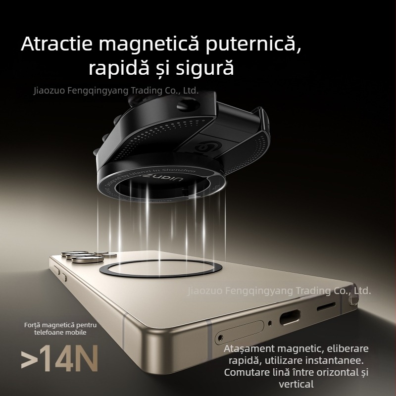 Ulanzi MA39 suport ventuză pentru telefon cu MagLock, două brațe, pentru afișaj de birou și streaming live