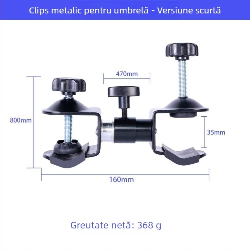 Clip de umbrelă pentru trepied – fixare, impermeabil, accesorii DSLR pentru fotografie