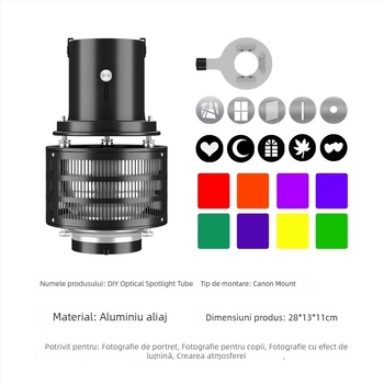 Accesorii de iluminat - Su Ben condensator universal, aliaj de aluminiu