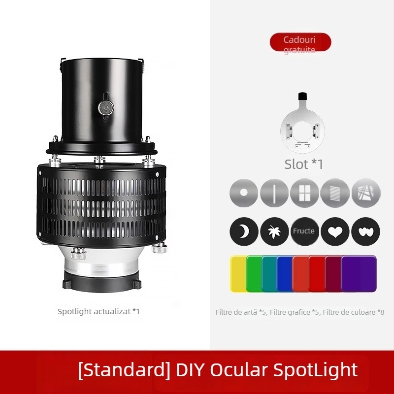 Accesorii de iluminat - Su Ben condensator universal, aliaj de aluminiu