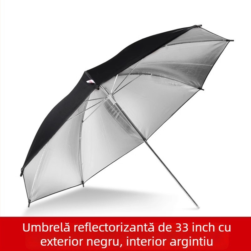 Umbrelă pentru lumină moale Minrui — aliaj de aluminiu, pentru blițuri și lămpi foto (Sarcină maximă: < 2 kg)
