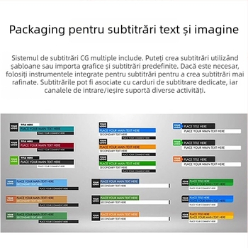 Dispozitiv all-in-one pentru înregistrare și difuzare în direct, cu keying inteligent în sistemul Vmix, încărcare până la 10 kg