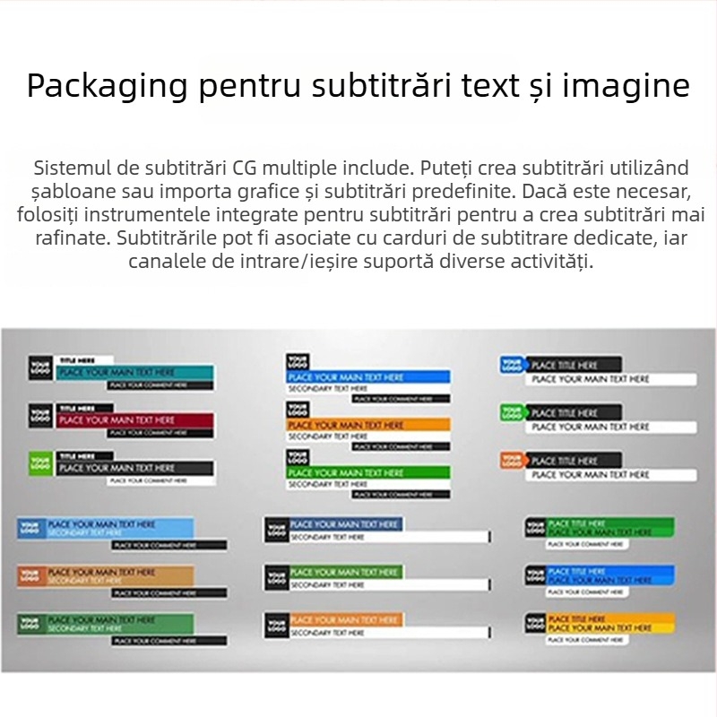 Dispozitiv all-in-one pentru înregistrare și difuzare în direct, cu keying inteligent în sistemul Vmix, încărcare până la 10 kg