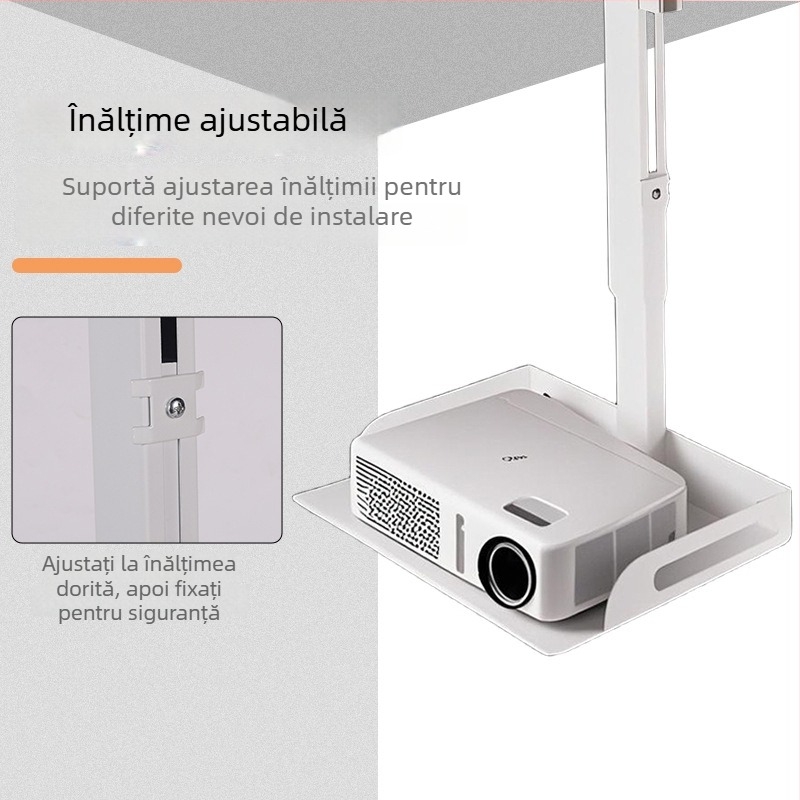 Neutral tavă pentru proiector și cameră cu montare pe perete, reglaj telescopic