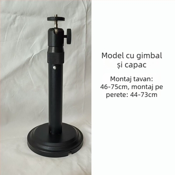 Suport pentru proiector micro și cameră de supraveghere — montaj pe tavan sau pe perete