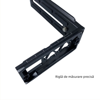 Placă de eliberare rapidă în formă de L pentru RS3/RS4, fotografiere verticală, aliaj de aluminiu, sarcină maximă sub 2 kg, greutate 67 g