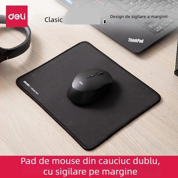 Deli 33188 pad de mouse pentru gaming, cu design lock-edge și grosime de 3 mm (Greutate 0.1)
