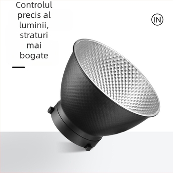 Accesorii de iluminat pentru fotografie — capac standard cu montură bayonet, aliaj de aluminiu, compatibil universal pentru fotografiere, sarcină maximă 2 kg, greutate 0,5 kg