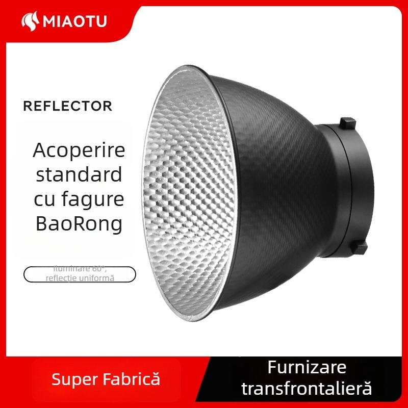 Accesorii de iluminat pentru fotografie — capac standard cu montură bayonet, aliaj de aluminiu, compatibil universal pentru fotografiere, sarcină maximă 2 kg, greutate 0,5 kg