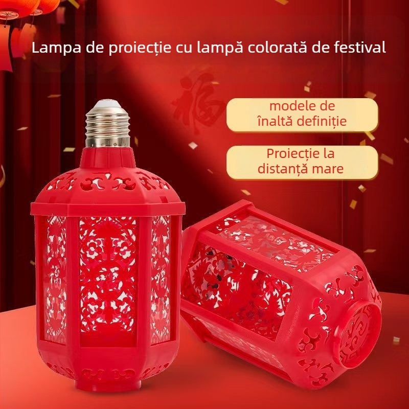 Lampa Norocului – LED cu soclu E27, 600 lm, 220V, IP20, carcasă PP, decorațiune de nuntă