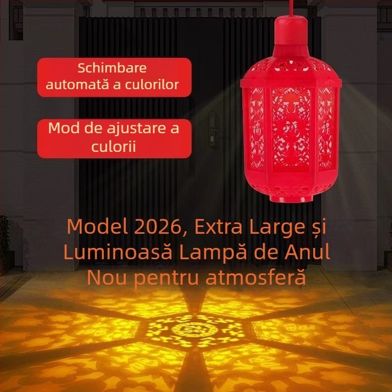 Lampa Norocului – LED cu soclu E27, 600 lm, 220V, IP20, carcasă PP, decorațiune de nuntă