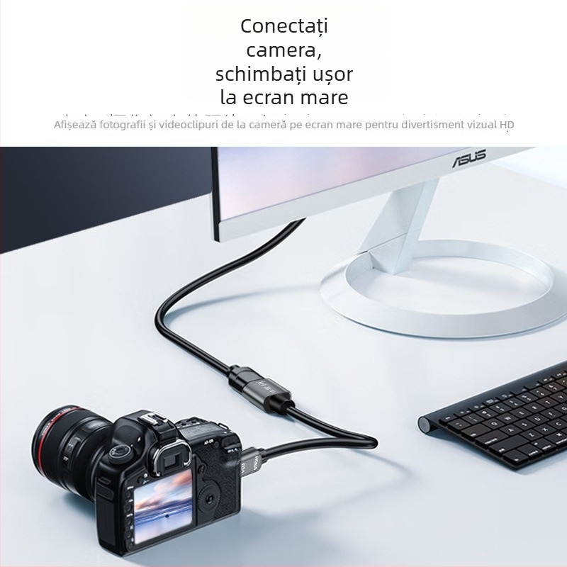 Cablu Mini DP la DP, 8K susținere, Cupru fără oxigen, Conectori placati cu aur, Lungime 1,5–3 m