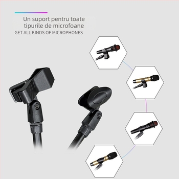 YAFLT YR-103 Suport pentru proiector pentru streaming live, trepied telescopic, microfon karaoke, difuzor podea, accesoriu audio portabil
