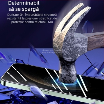 Huawei Mate70 Protecție ecran din sticlă securizată cu intimitate – față și spate, HD anti-spionaj, anti-lumină albastră