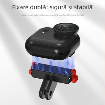 Flymile Suport magnetic cu eliberare rapidă – adaptor-bază extensibil pentru Insta360 Go Ultra cameră de acțiune