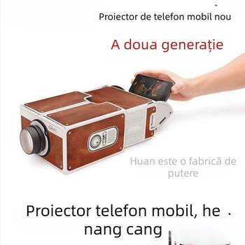 Proiector mini pentru cămine și uz casnic, HD, proiecție pe perete, complet automat