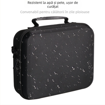 Geantă de depozitare multifuncțională pentru accesorii digitale și proiector — material Oxford + carcasă EVA rigidă; sarcină de până la 15 kg; producție prin presare la cald și cusături