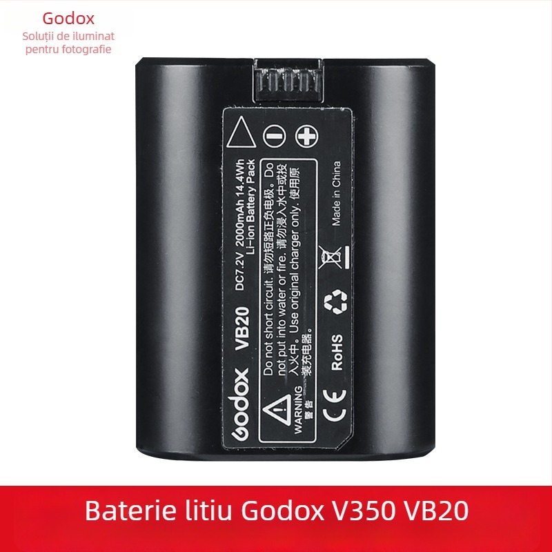 Kit accesorii blitz pentru V350 - VB20 model, baterie/încărcător, oțel inoxidabil